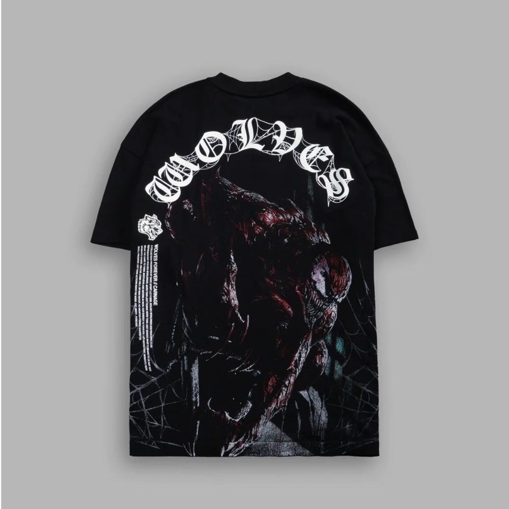 CARNAGE FOREVER PREMIUM OVERSIZED TEE IN BLACK *Confirmed Order*